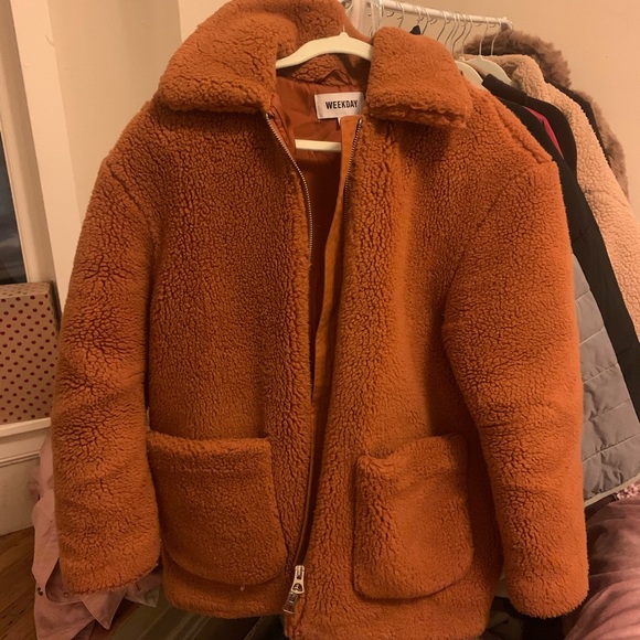 weekday teddy jacket